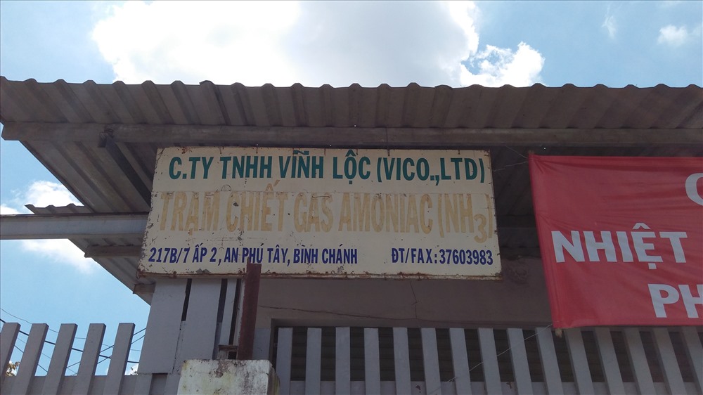 Trụ sở Cty bị rò rỉ khí.