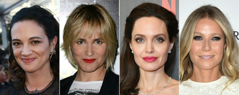 Nhiều minh tinh Hollywood nổi tiếng là nạn nhân của Harve Weinsten. Ảnh: AFP
