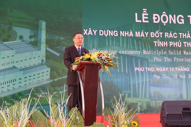 Ông JI RONG – đại diện nhà đầu tư phát biểu