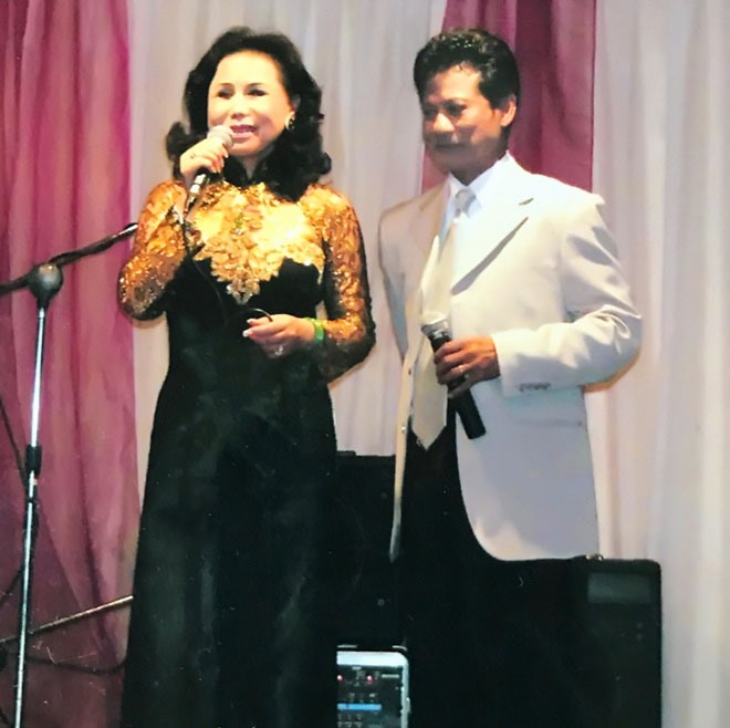 Chế Linh và Thanh Tuyền được mệnh danh là cặp song ca vàng tại sân khấu hải ngoại. Ảnh: NVCC.