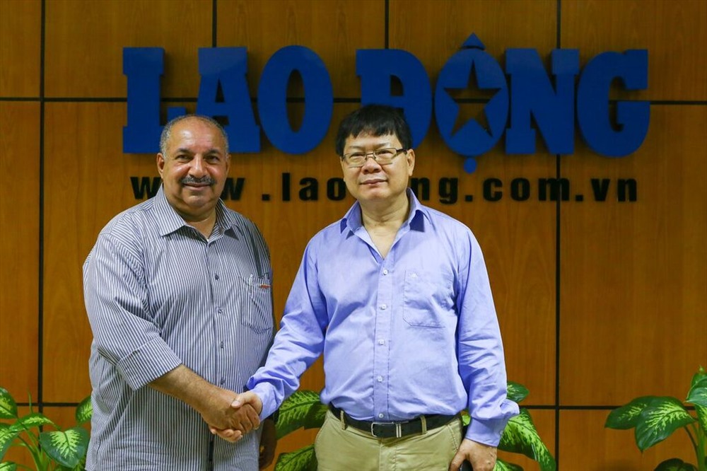 Quỹ Tấm Lòng vàng báo Lao Động mong tiếp tục nhận được sự tin tưởng của ông Ali Alsayegh và các nhà hảo tâm khác - Ảnh Sơn Tùng