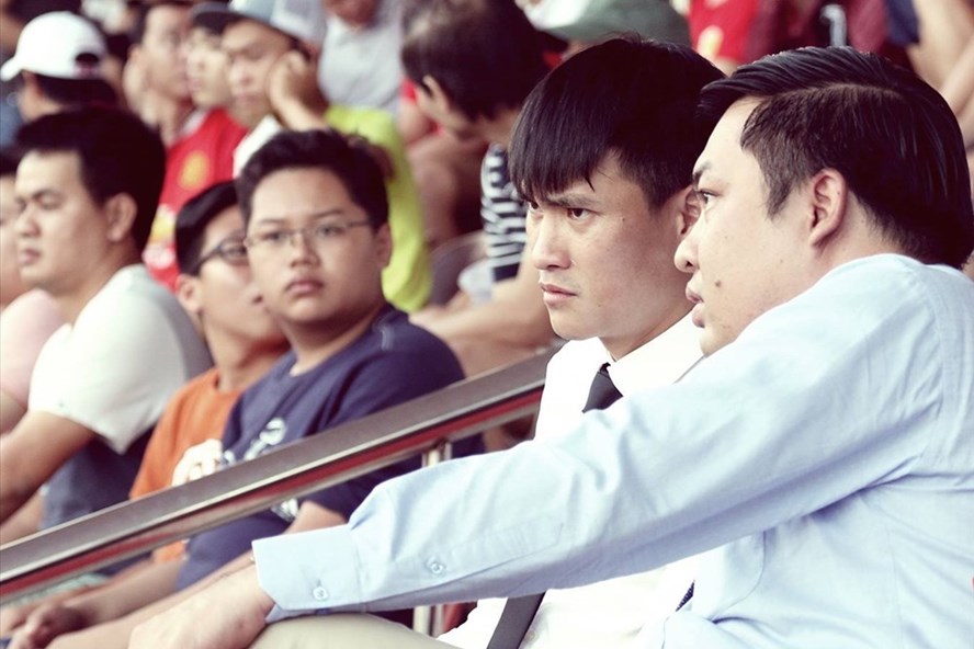 Công Vinh chỉ bị nhắc nhở sau phát ngôn về trọng tài. Ảnh: V.N