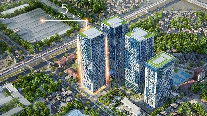 5 Seasons – dự án căn hộ tiêu chuẩn khách sạn 5 sao đang được giới kinh doanh BĐS đánh giá cao.