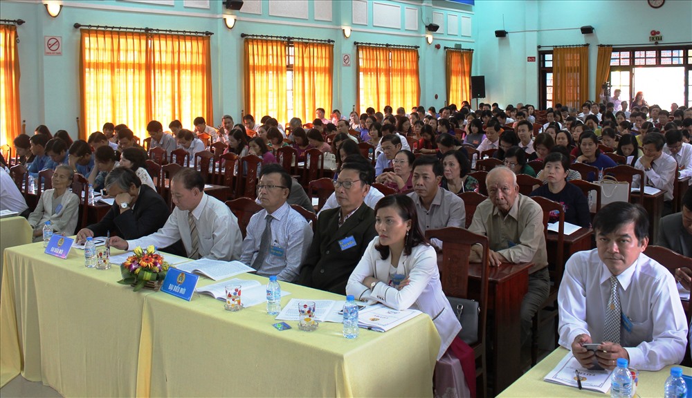 Hơn 200 đoàn viên tiêu biểu đại diện cho hơn 8.000 đoàn viên tham dự đại hội. Ảnh: LP