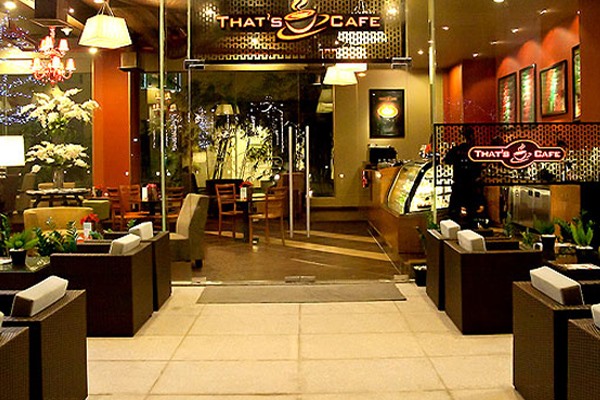 Quán cafe sang trọng That's Cafe.