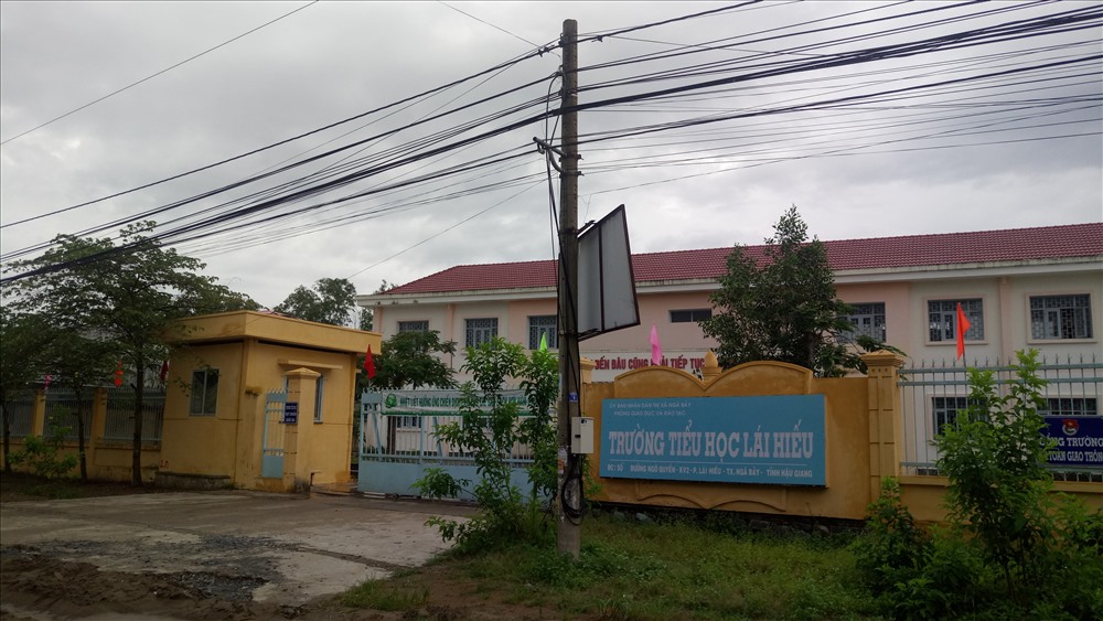Trường tiểu học Lái Hiếu nơi xảy ra vụ việc (ảnh: P.V)