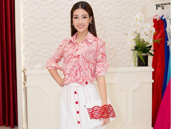 Hiện tại Mỹ Linh đang rất bận rộn chuẩn bị cho cuộc thi Hoa hậu thế giới 2017.