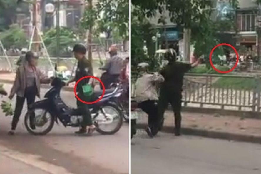 Trật tự phường nén cân của người bán hàng rong.