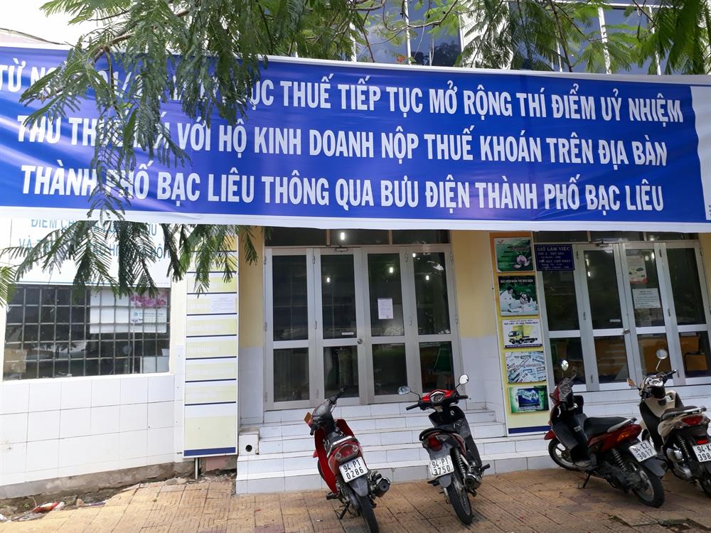 Thời gian tới Bạc Liêu cũng thu thuế khoán thông qua Bưu Điện (ảnh Nhật Hồ)