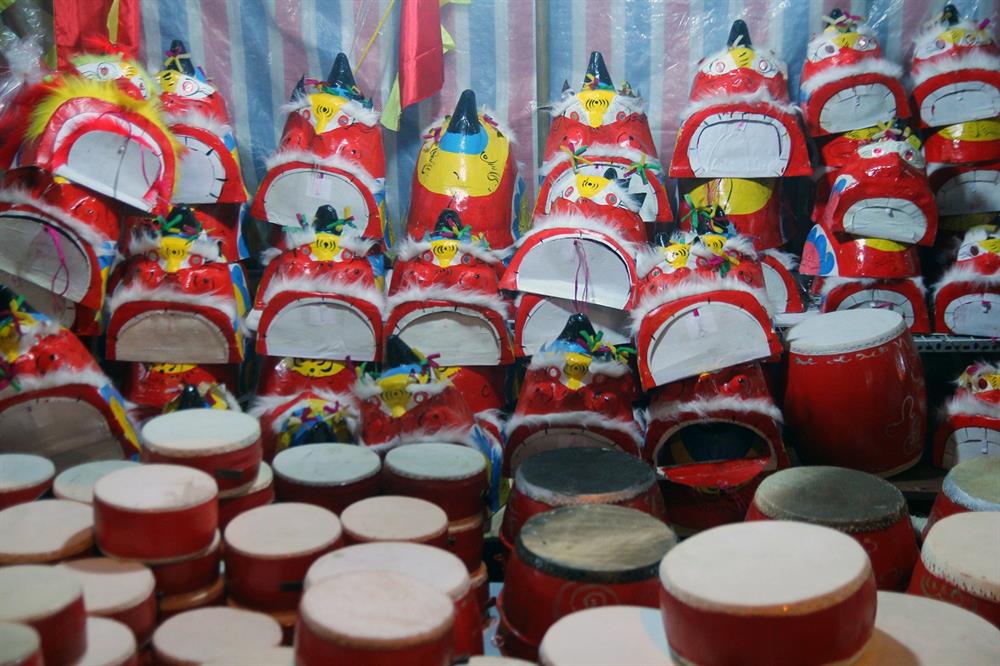 Tết Trung thu không thể thiếu trống cơm.