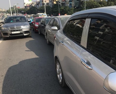 Hiện trường vụ tai nạn.