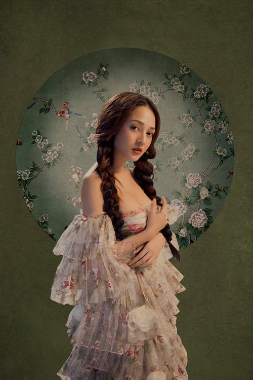 Bảo Anh đẹp kiêu sa trong MV. Ảnh: T.L