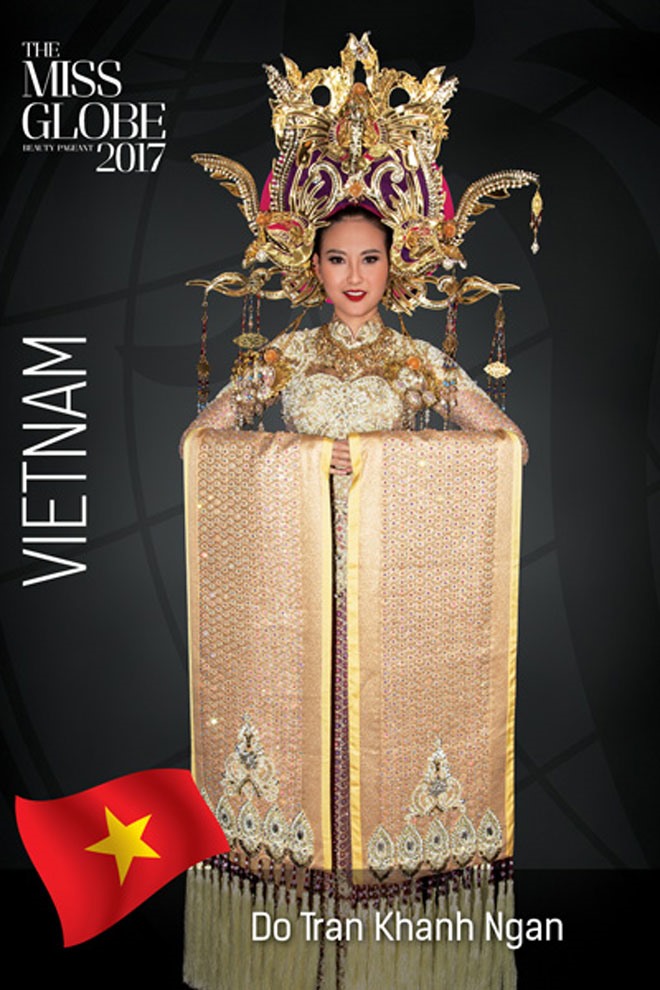 Bộ trang phục dân tộc ấn tượng của Khánh Ngân. Ảnh: NVCC.