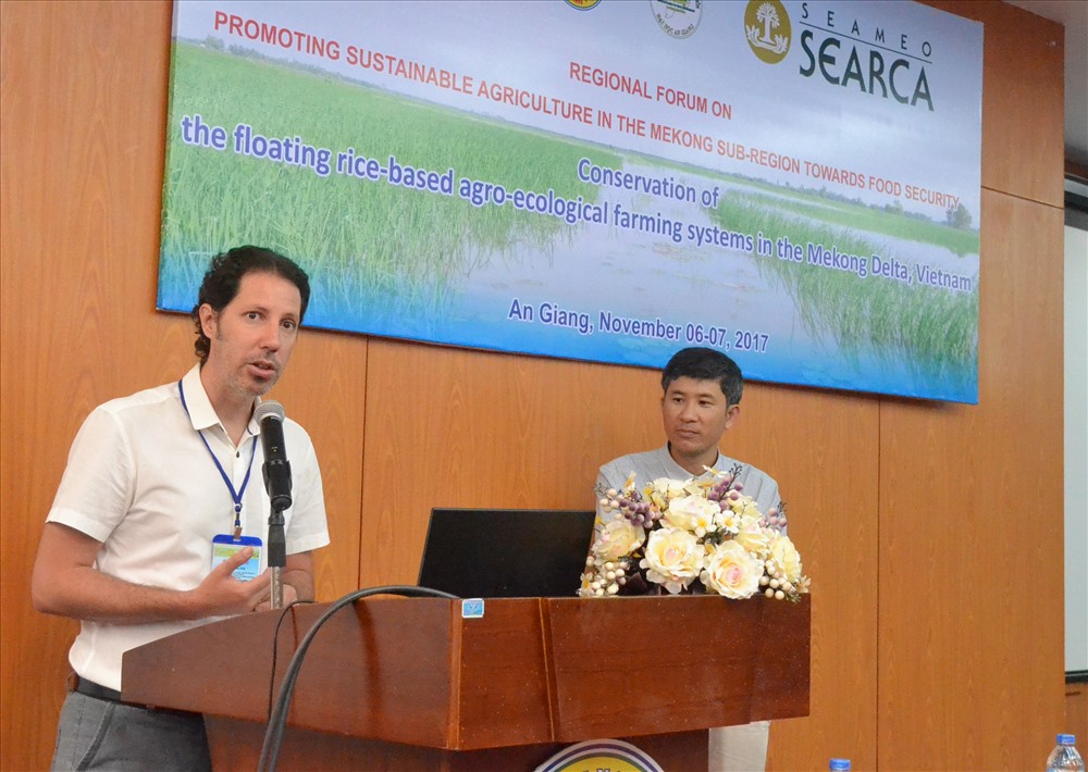 Hội thảo thu h&uacute;t sự quan t&acirc;m của nhiều nh&agrave; khoa học thế giới.