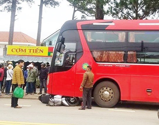 Hiện trường tai nạn.
