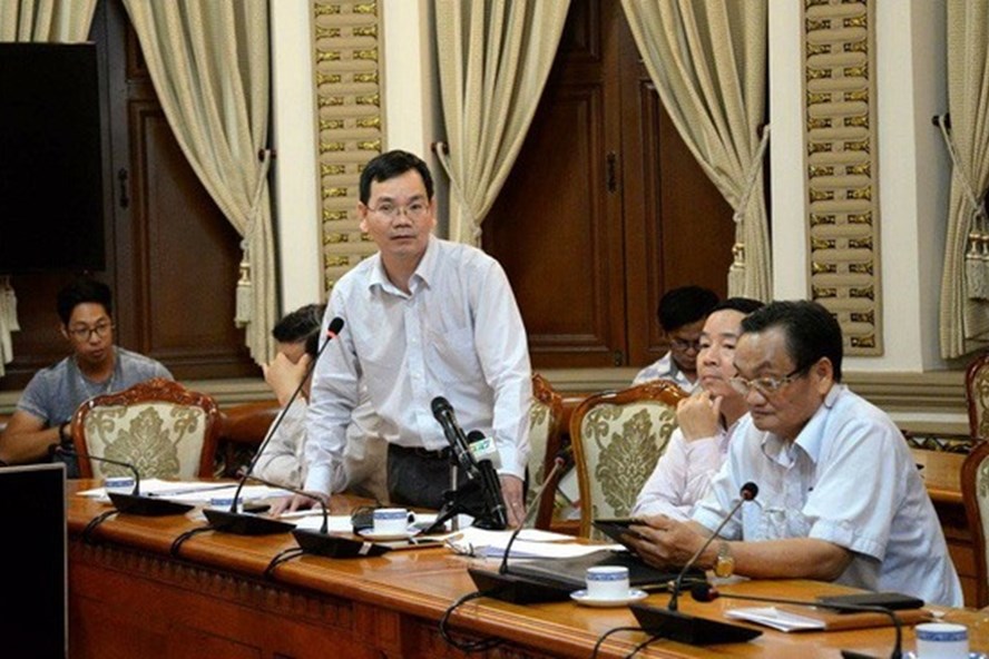 TS Huỳnh Thế Du phát biểu tại cuộc họp. Ảnh: Dân trí