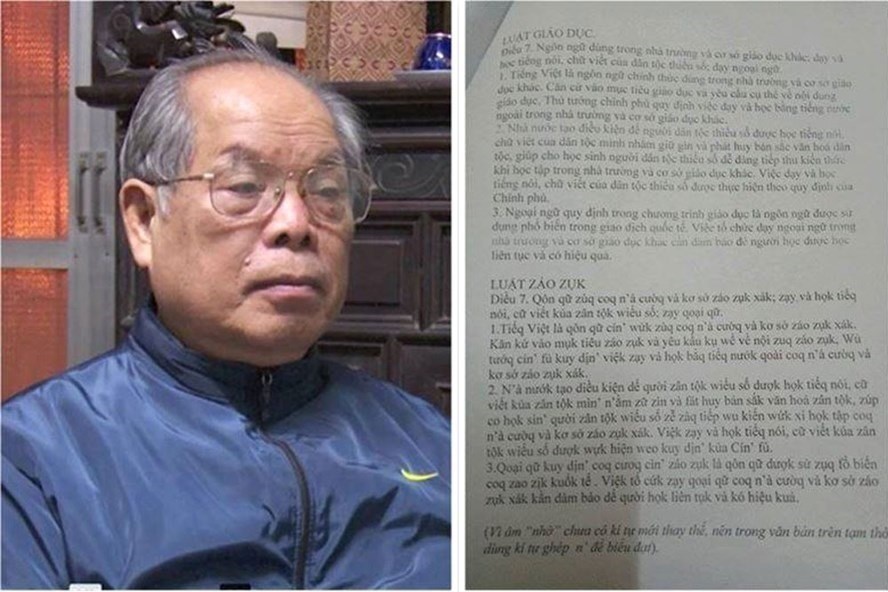 Ông Bùi Hiền và đề án cải cách chữ viết bị phản ứng mạnh mẽ từ cộng đồng