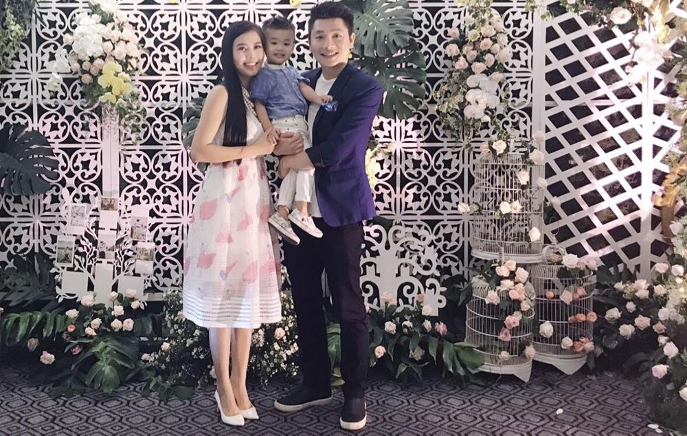 Gia đình hạnh phúc của Tuấn Anh. Ảnh: T.L