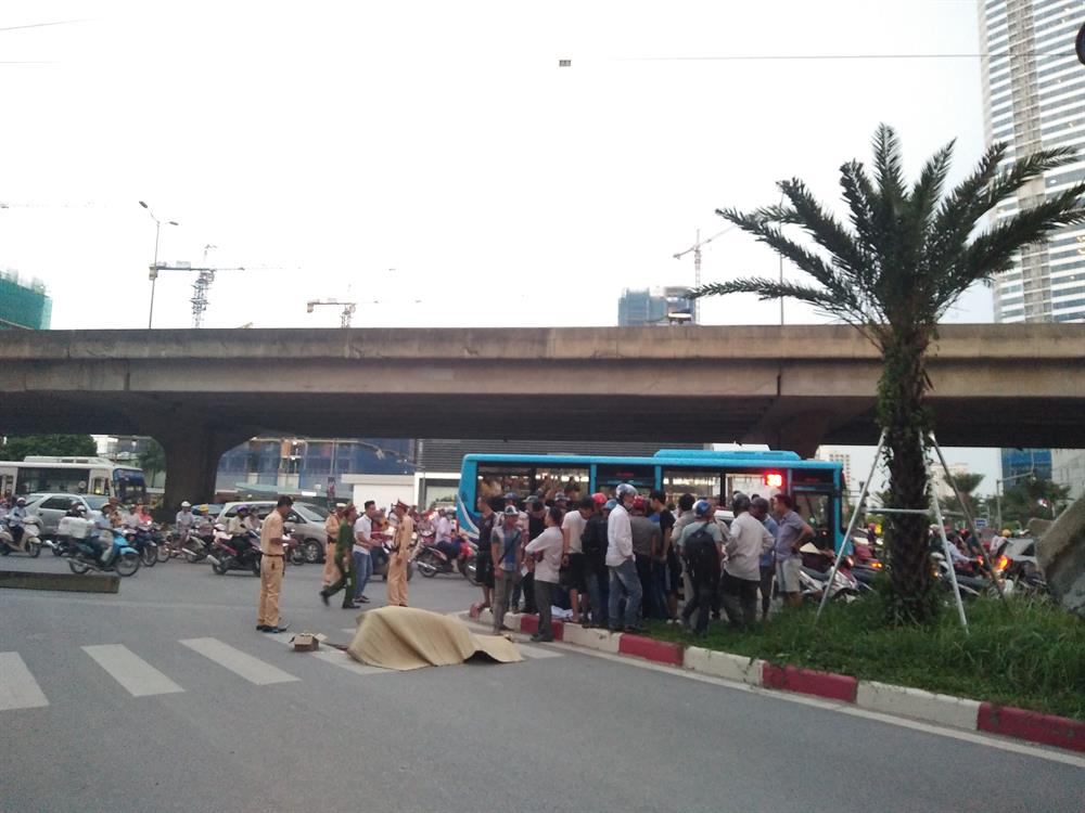 Hiện trường vụ tai nạn.