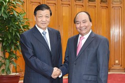 Thủ tướng Nguyễn Xuân Phúc tiếp Ủy viên Thường vụ Bộ Chính trị Trung Quốc
