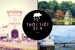 Dự báo thời tiết chiều 21.9: Mưa dông trút xuống toàn miền Bắc