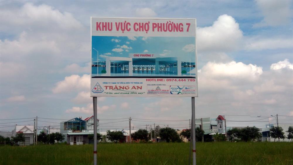 Khu chợ Pường 7 chỉ là bãi đất trống