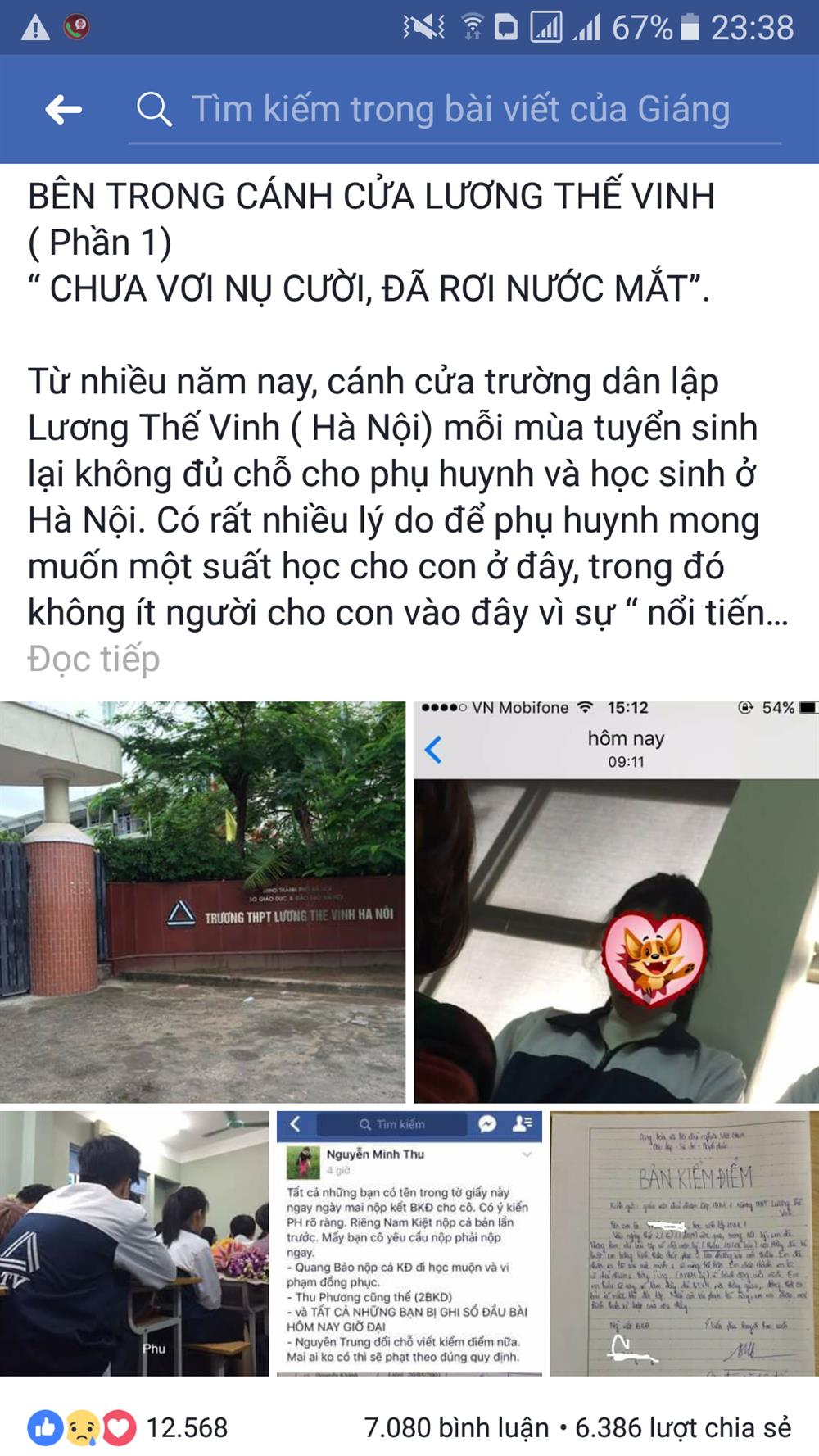 Bài viết nhận được trên 12.000 lượt like, gần 7.000 chia sẻ và hơn 7.000 bình luận chỉ sau 13 giờ chia sẻ. Ảnh chụp màn hình