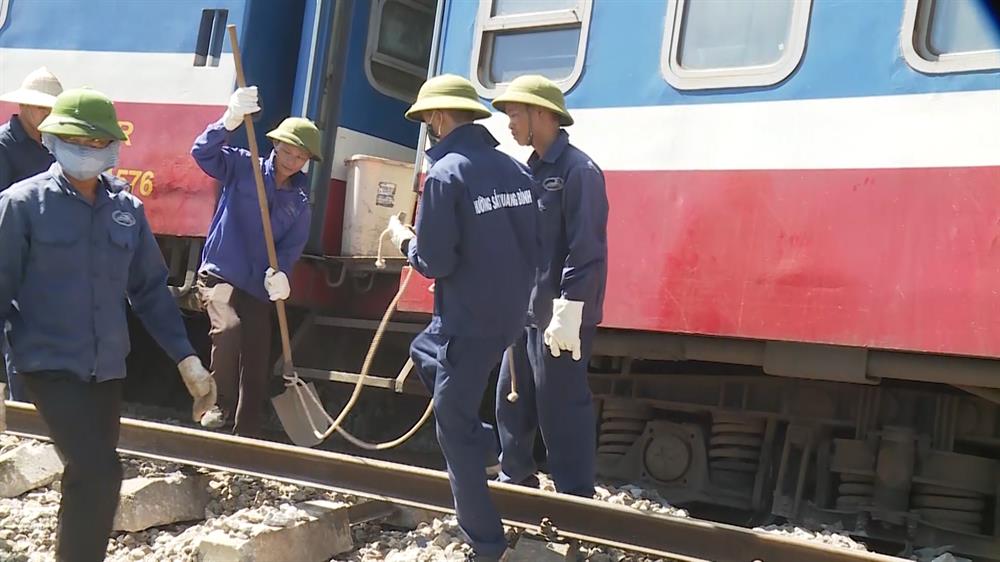 Công tác khắc phục hậu quả đang được triển khai khẩn trương. Ảnh: CTV