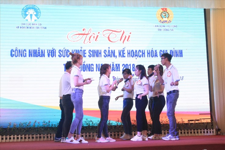 Hàng trăm công nhân trẻ tham gia hội thi sức khỏe sinh sản tỉnh Đồng Nai năm 2018 Hàng trăm công nhân trẻ tham gia hội thi sức khỏe sinh sản tỉnh Đồng Nai năm 2018