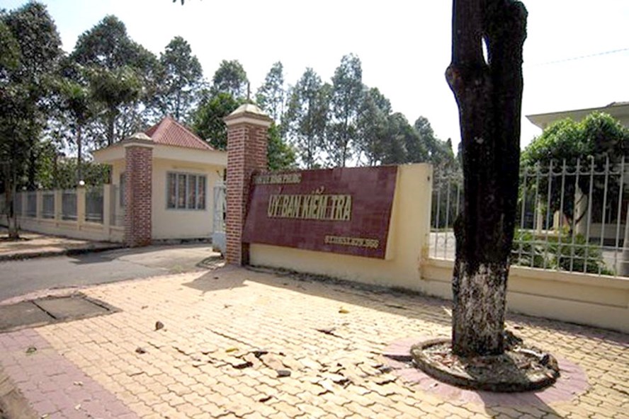 Trụ sở Uỷ ban Kiểm tra Tỉnh uỷ Bình Phước. Ảnh: H.T