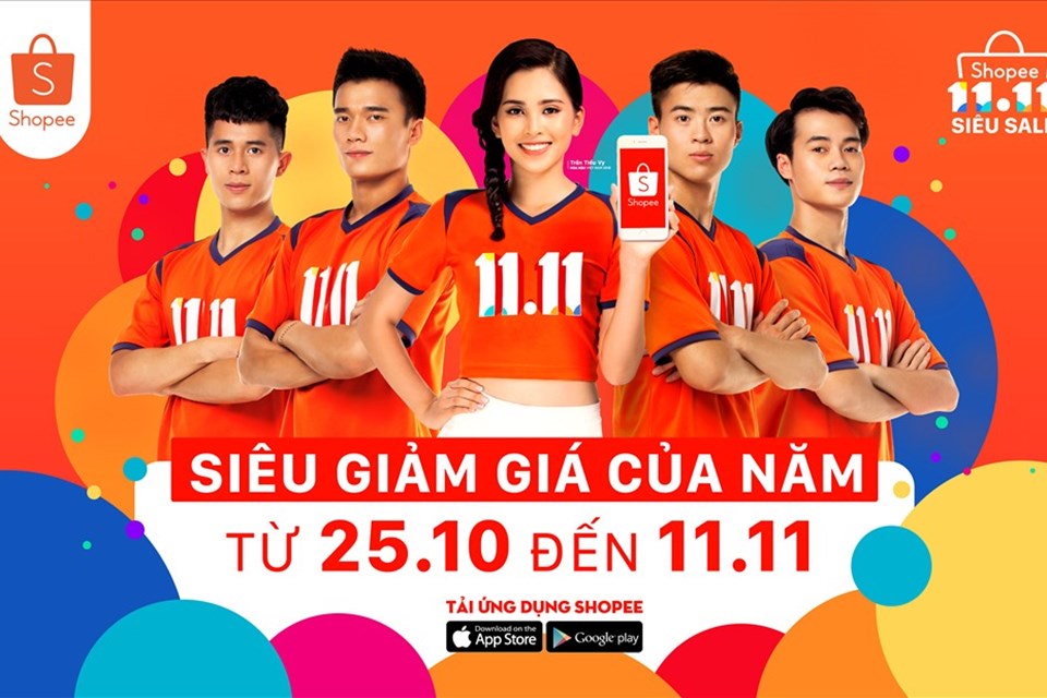 Hơn 1.111 thương hiệu tham gia Ngày hội 11.11 Shopee siêu sale tại Việt Nam Hơn 1.111 thương hiệu tham gia Ngày hội 11.11 Shopee siêu sale tại Việt Nam