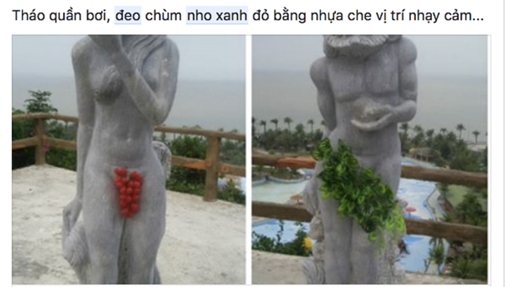 Mặc Quần Che Nho Cho 12 Bức Tượng đẽo Cay Giữa đường Lao động Online Laodong Vn Tin Tức Mới Nhất 24h