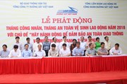Công đoàn ngành đường sắt phát động “Tháng Công nhân” - An toàn lao động Công đoàn ngành đường sắt phát động “Tháng Công nhân” - An toàn lao động