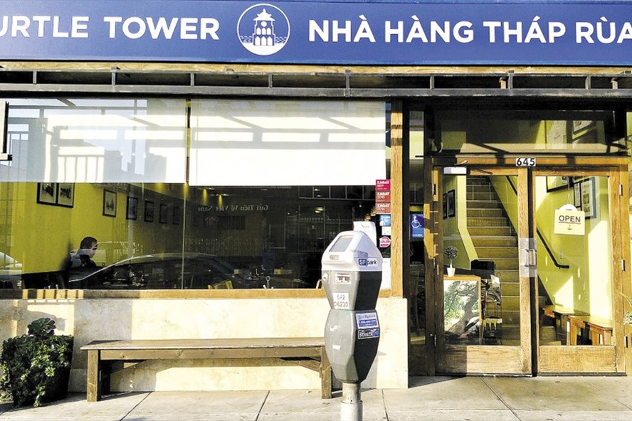 Ngưá»i Viá»t má» nhiá»u cá»a hà ng phá» truyá»n thá»ng tại Mỹ (ảnh chụp cá»a hà ng phá» Tháp Rùa tại San Francisco) nhưng chưa thá» chinh phục bằng sản phẩm phá» tươi Än liá»n - Ảnh: PK