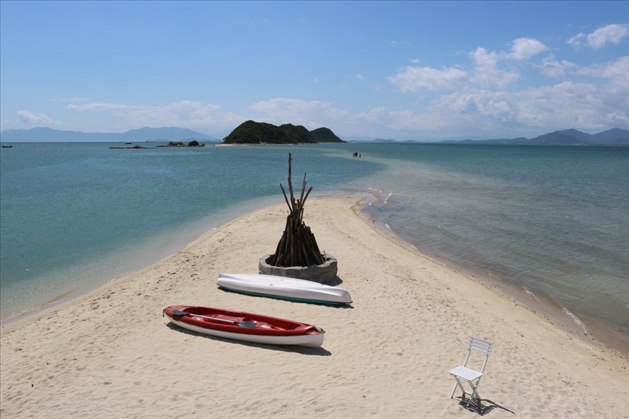 Một góc đảo Điệp Sơn, xã Vạn Thạnh, huyện Vạn Ninh, Khánh Hòa. Ảnh: Huỳnh Khánh