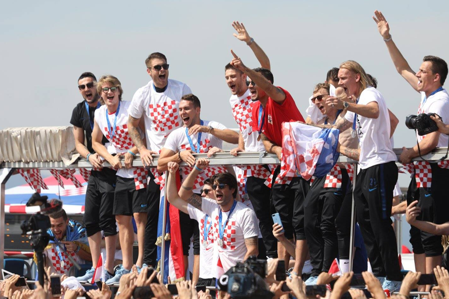 CÃ¡c cáº§u thá»§ Croatia Ä‘Æ°á»£c chÃ o Ä‘Ã³n nhÆ° nhá»¯ng ngÆ°á»i hÃ¹ng sau World Cup 2018.