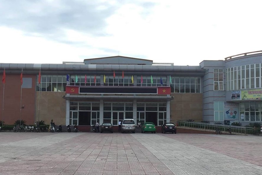 Trung tâm Văn hóa thị xã Hồng Lĩnh, nơi giám đốc bị đình chỉ công tác.