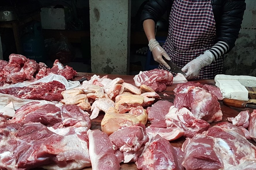 Bộ NNPTNT yêu cầu các địa phương có giải pháp, không để giá thịt lợn tăng cao ảnh hưởn đến chỉ số CPI. Ảnh: L.V