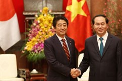Thủ tướng Nhật Bản bàng hoàng về việc Chủ tịch Nước Trần Đại Quang từ trần