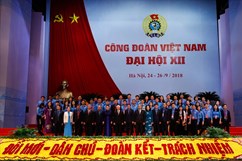 Lãnh đạo Đảng, Nhà nước dự Đại hội Công đoàn Việt Nam lần thứ XII