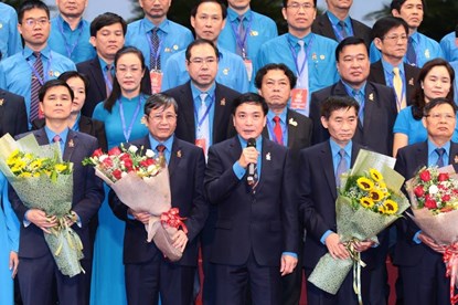 Ra mắt BCH Tổng Liên đoàn Lao động Việt Nam khóa XII