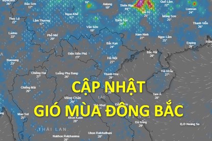 Cập nhật mới nhất gió mùa Đông Bắc đêm 26.9: Bắc Bộ có mưa to, sét và gió giật mạnh
