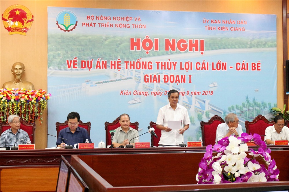 Quang cáº£nh há»i nghá» vá» Dá»± Ã¡n há» thá»ng thá»§y lá»£i CÃ¡i Lá»n - CÃ¡i BÃ&copy;. áº¢nh: Lá»¥c TÃ¹ng 