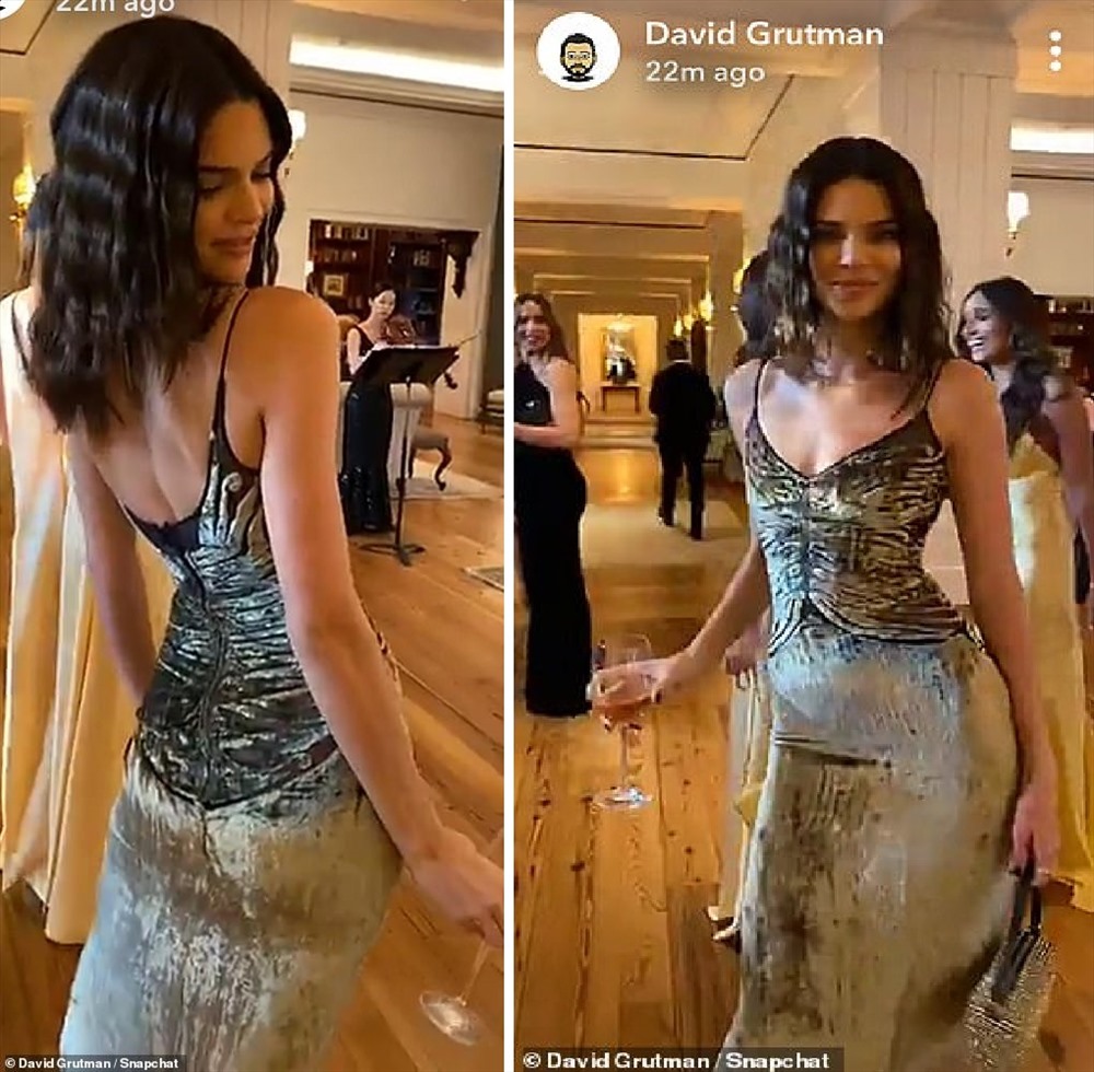 Kendall Jenner nóng bỏng tại đám cưới bạn thân. Ảnh: David Grutman