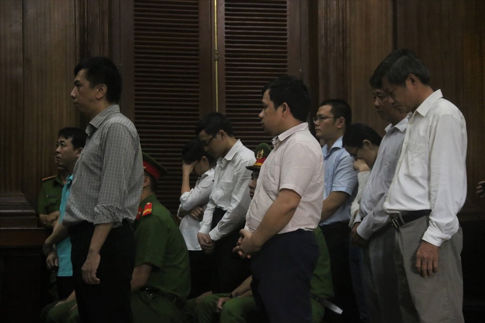 Các bị cáo trong vụ án