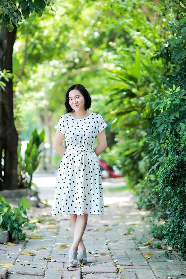Biên kịch Kim Ngân vẫn giữ được vẻ trẻ trung, xinh đẹp. Ảnh: DT.