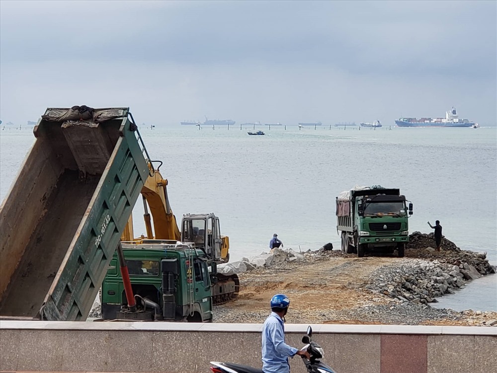 Ông Lê Văn Nhân bất ngờ khi dự án được triển khai, trong khi chủ đầu tư thì nói đã lấy ý kiến cộng đồng?_Ảnh: HAC