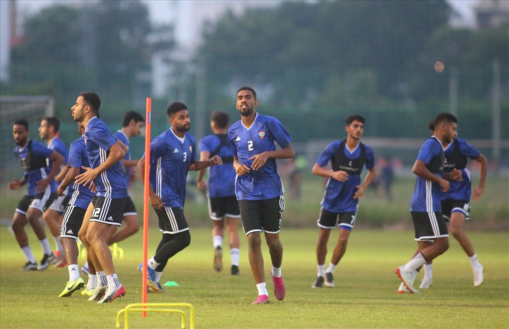 U22 UAE khẳng định mục tiêu của họ là hướng đến Olympic Tokyo 2020. Ảnh: Đ.V