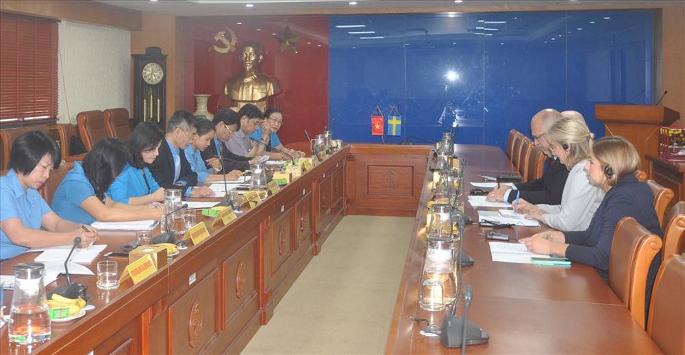 Toàn cảnh buổi Hội đàm.