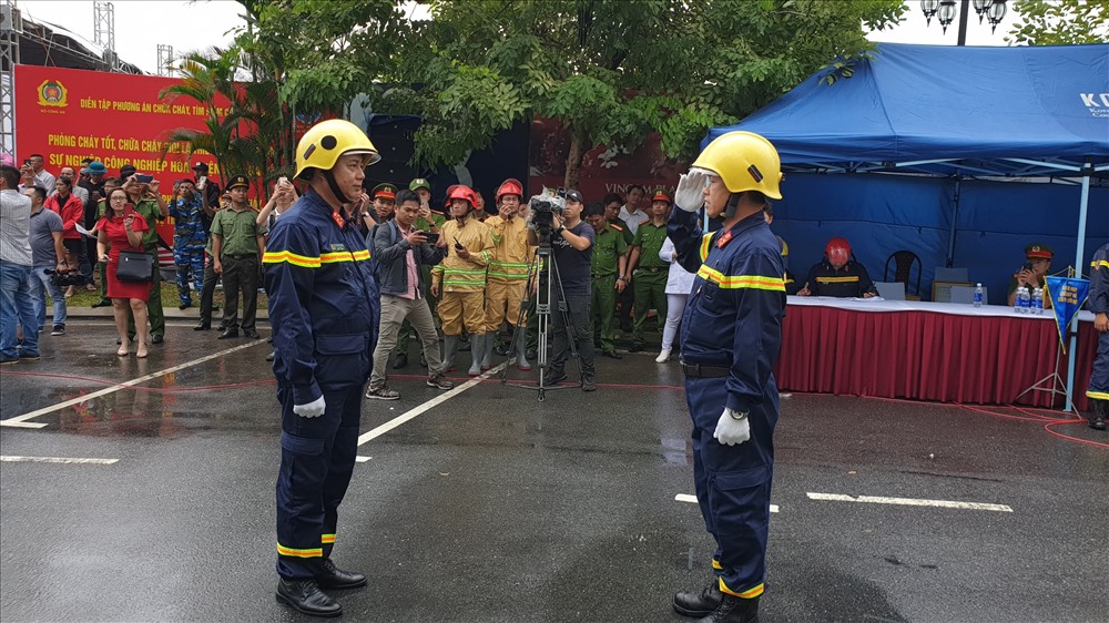 Việc diễn tập nhằm thể hiện sự quan tâm chỉ đạo, phối hợp của Bộ Công an, Bộ Quốc phòng, UBND TP Đà Nẵng trong việc chấp hành các quy định của pháp luật về PCCC và CNCH; nâng cao nhận thức, trách nhiệm của các cấp, các ngành đối với công tác PCCC và CNCH.
